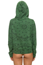Classic BANDANA ZIP HOODIE - PALM