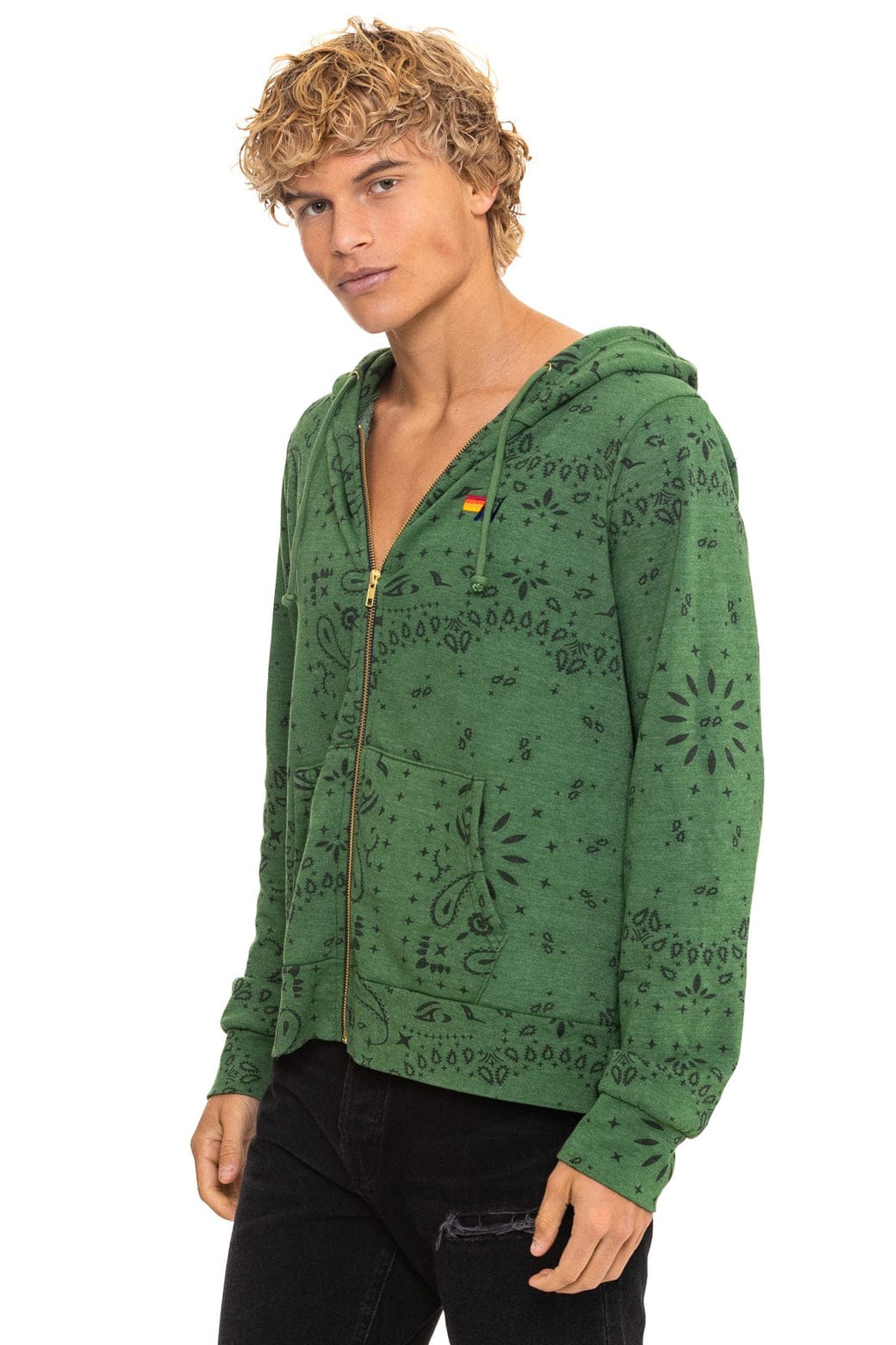 Classic BANDANA ZIP HOODIE - PALM