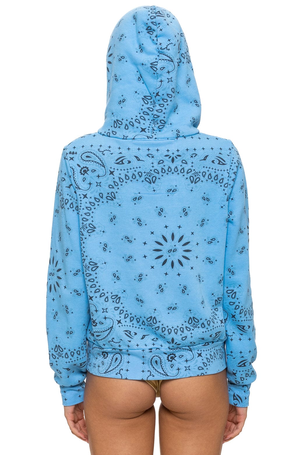 Classic BANDANA ZIP HOODIE - SKY