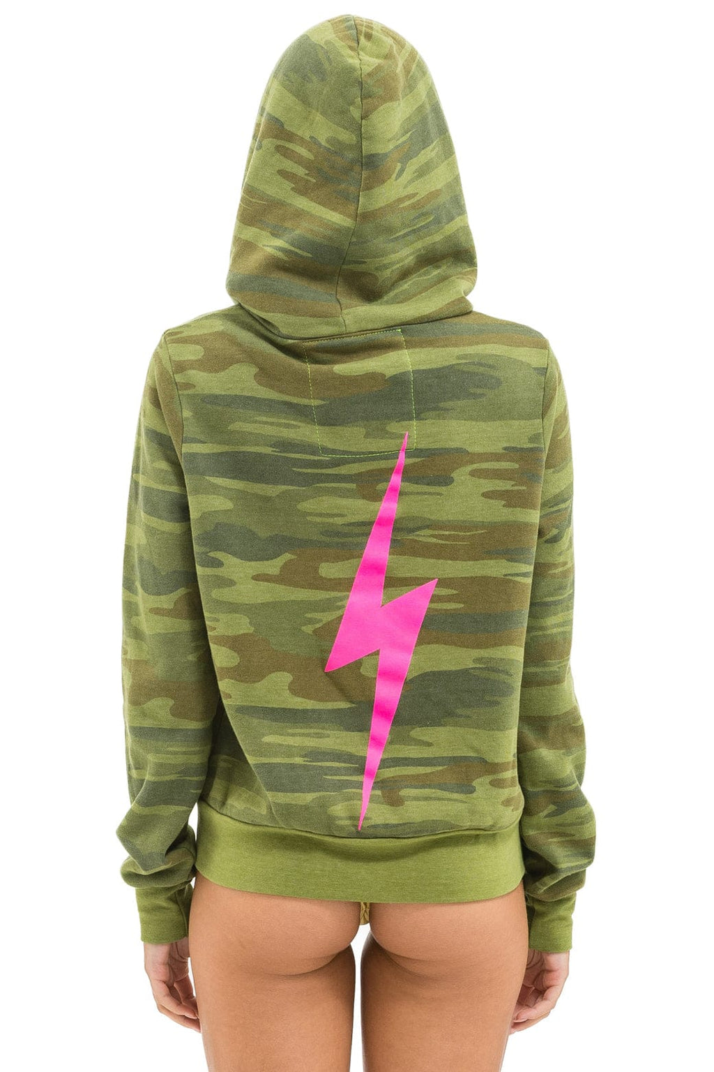 Classic BOLT HOODIE - CAMO NEON PINK