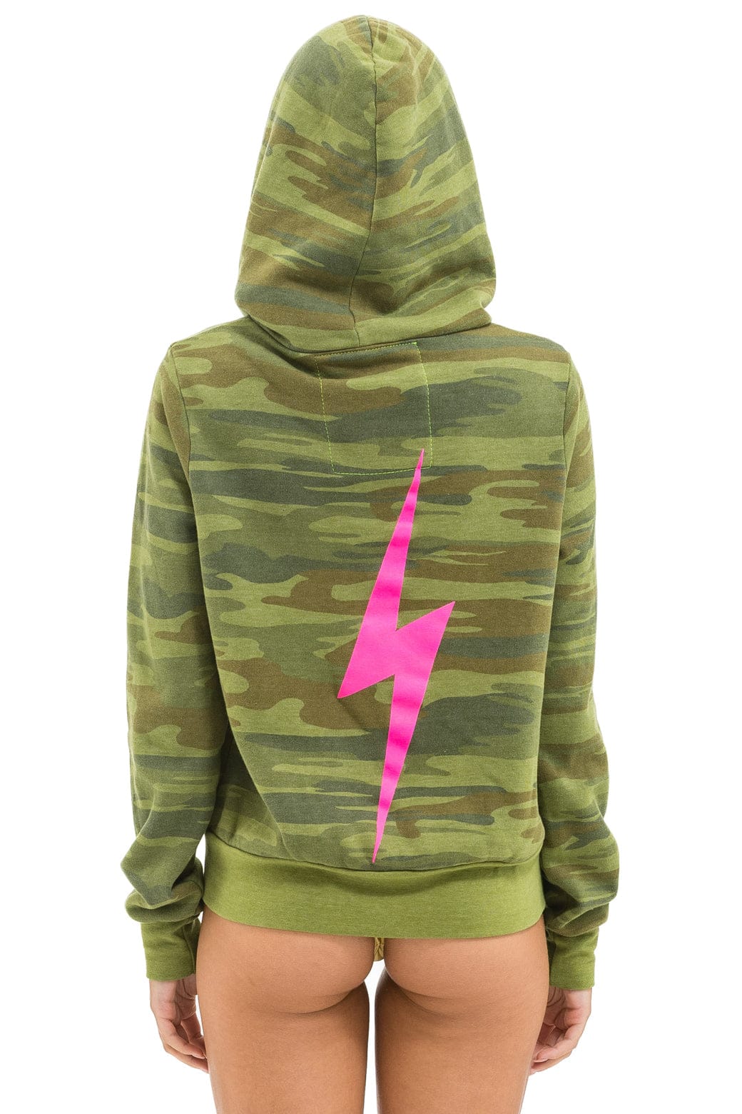 Classic BOLT HOODIE - CAMO NEON PINK