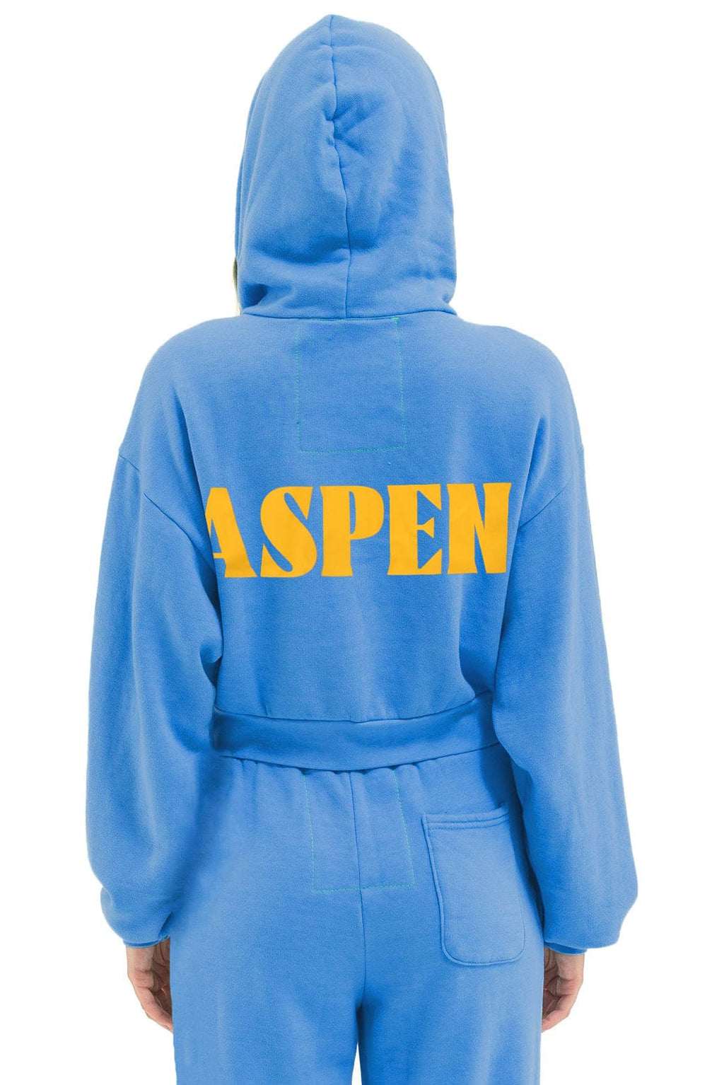 Classic UP IN THE SKY 2026 CROPPED ZIP HOODIE - OCEAN