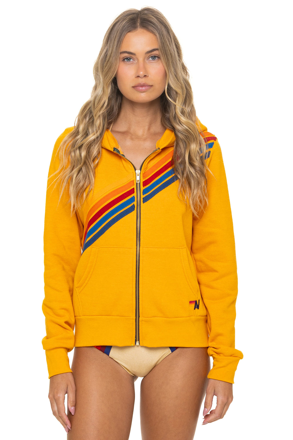 Classic DISCO ZIP HOODIE - VINTAGE GOLD