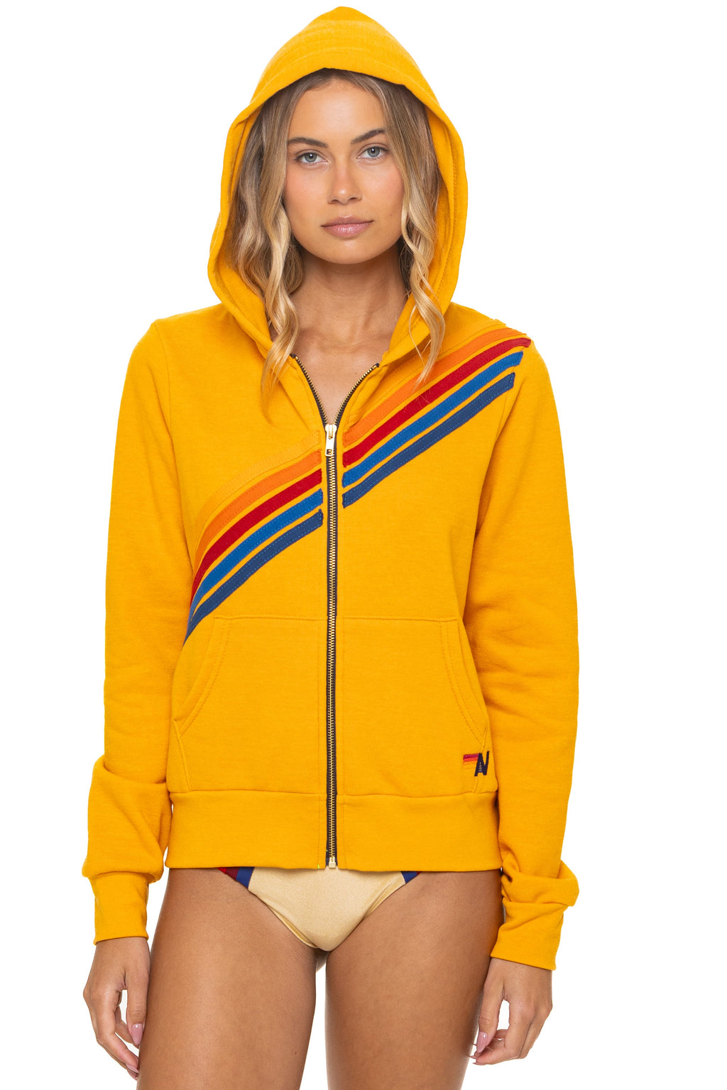 Classic DISCO ZIP HOODIE - VINTAGE GOLD