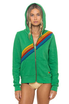 Classic DISCO ZIP HOODIE - KELLY GREEN