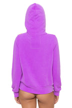 Classic DISCO ZIP HOODIE - NEON PURPLE
