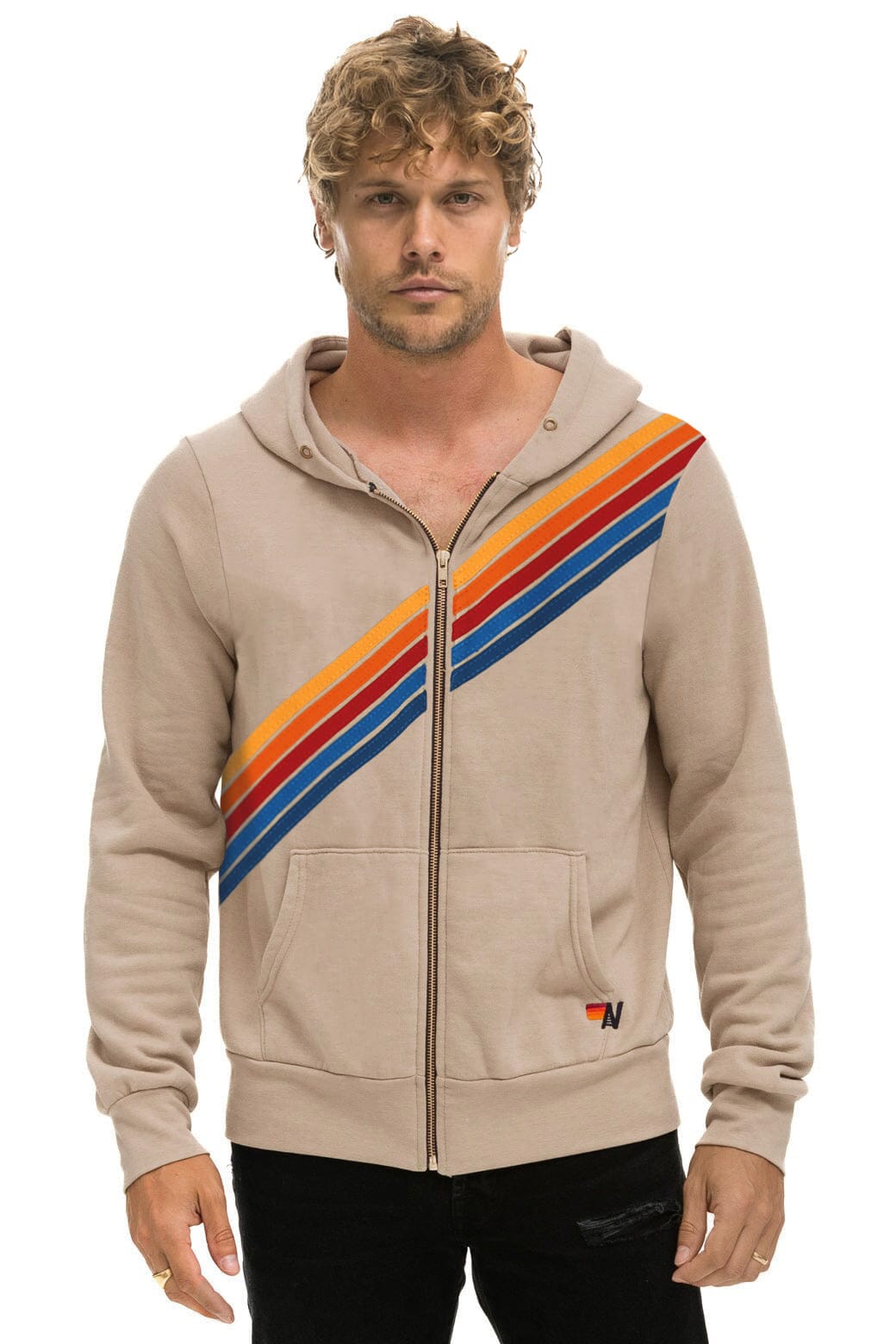 Classic DISCO ZIP HOODIE - SAND