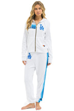 Classic LOS ANGELES DODGERS 5 STRIPE SWEATPANTS - WHITE BLUE