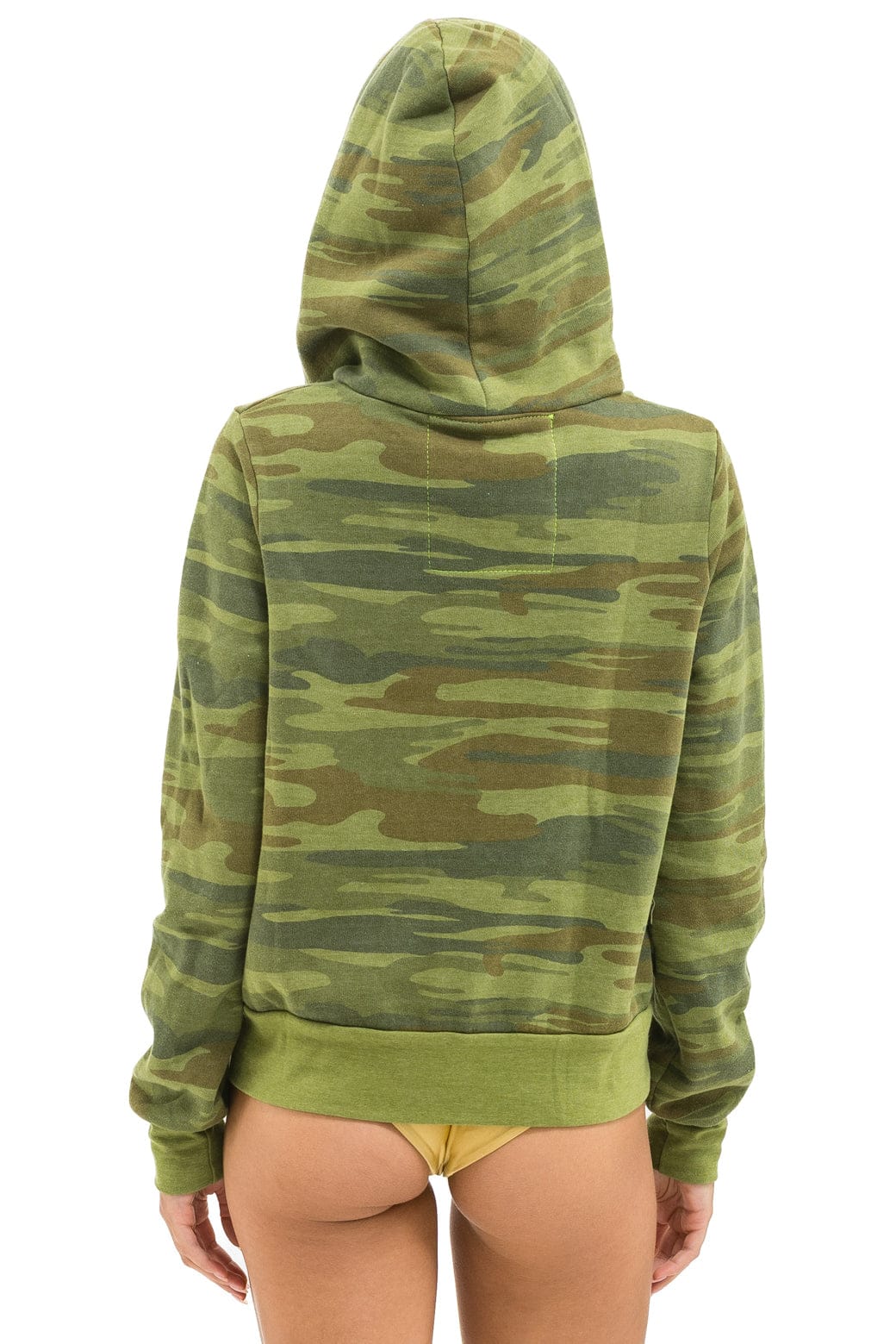 Classic HEART 2 HOODIE - CAMO NEON PINK