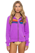 Classic JAZZ ASPEN SNOWMASS 2026 ZIP HOODIE RELAXED - NEON PURPLE