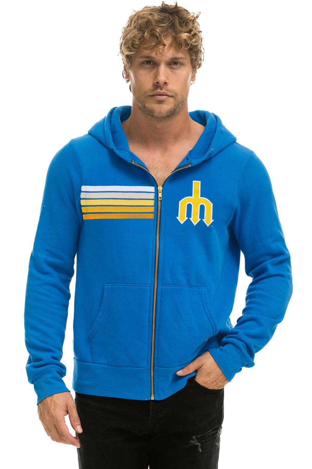 Classic SEATTLE MARINERS 2026 ZIP HOODIE - ADVENTURE BLUE