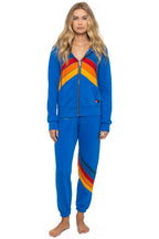 Classic MOUNTAIN STITCH CHEVRON 4 ZIP HOODIE - ADVENTURE BLUE