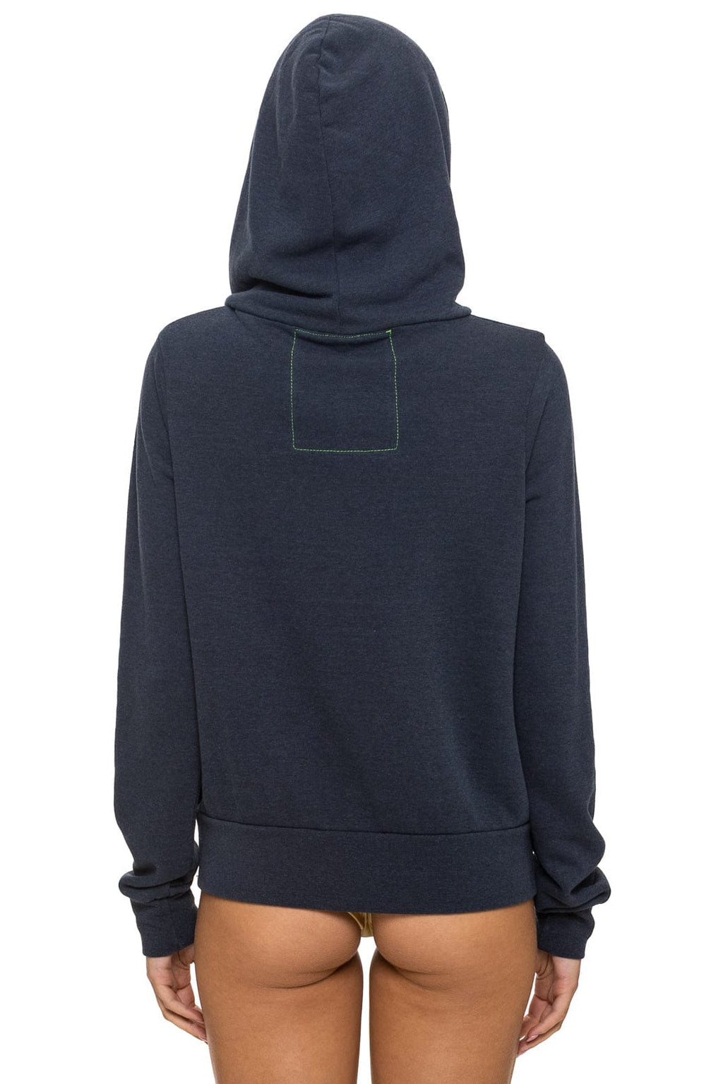 Classic MOUNTAIN STITCH CHEVRON 4 ZIP HOODIE - CHARCOAL