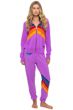 Classic ALL SEASONS CIRCLE CHEVRON SWEATPANTS - NEON PURPLE