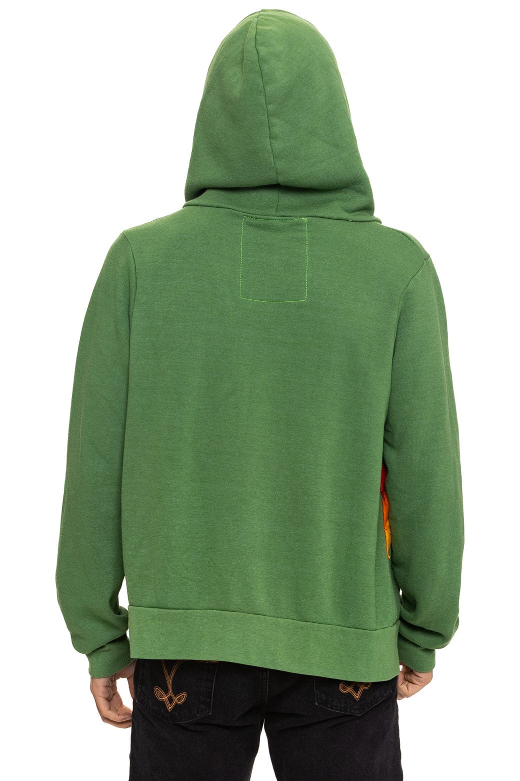 Classic MOUNTAIN STITCH CHEVRON 4 ZIP HOODIE - PALM