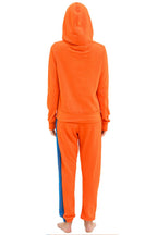Classic NY METS 5 STRIPE UNISEX SWEATPANTS - ORANGE BLUE
