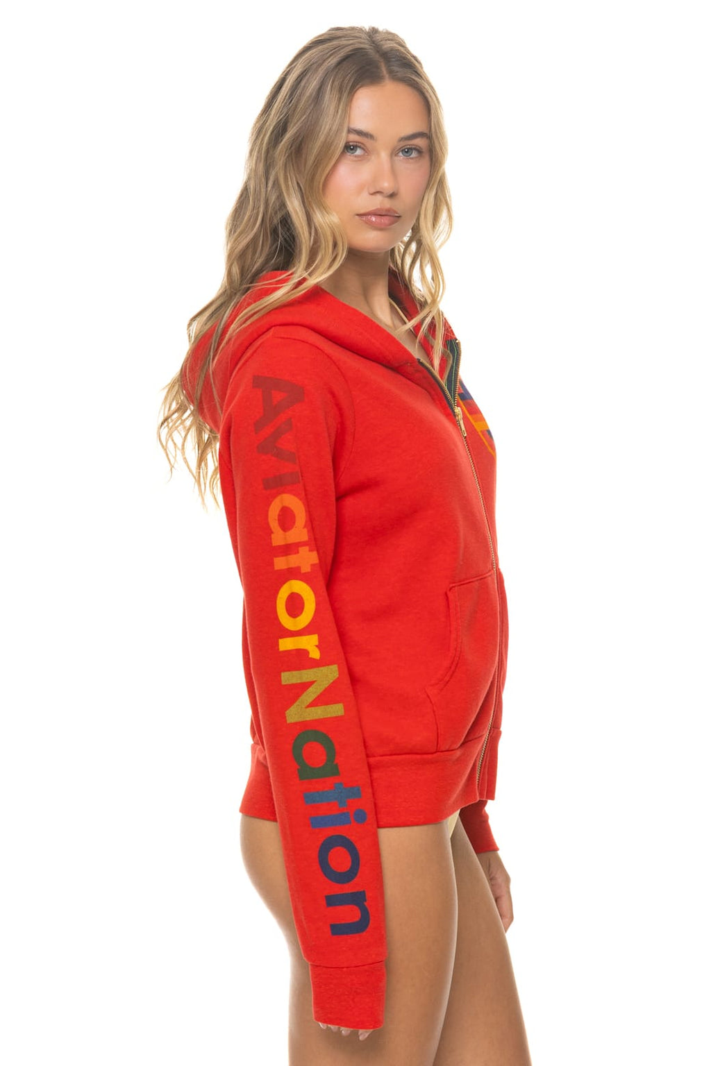 Classic AVIATOR NATION VENICE HOODIE - RED