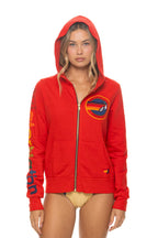 Classic AVIATOR NATION VENICE HOODIE - RED