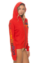Classic AVIATOR NATION VENICE HOODIE - RED