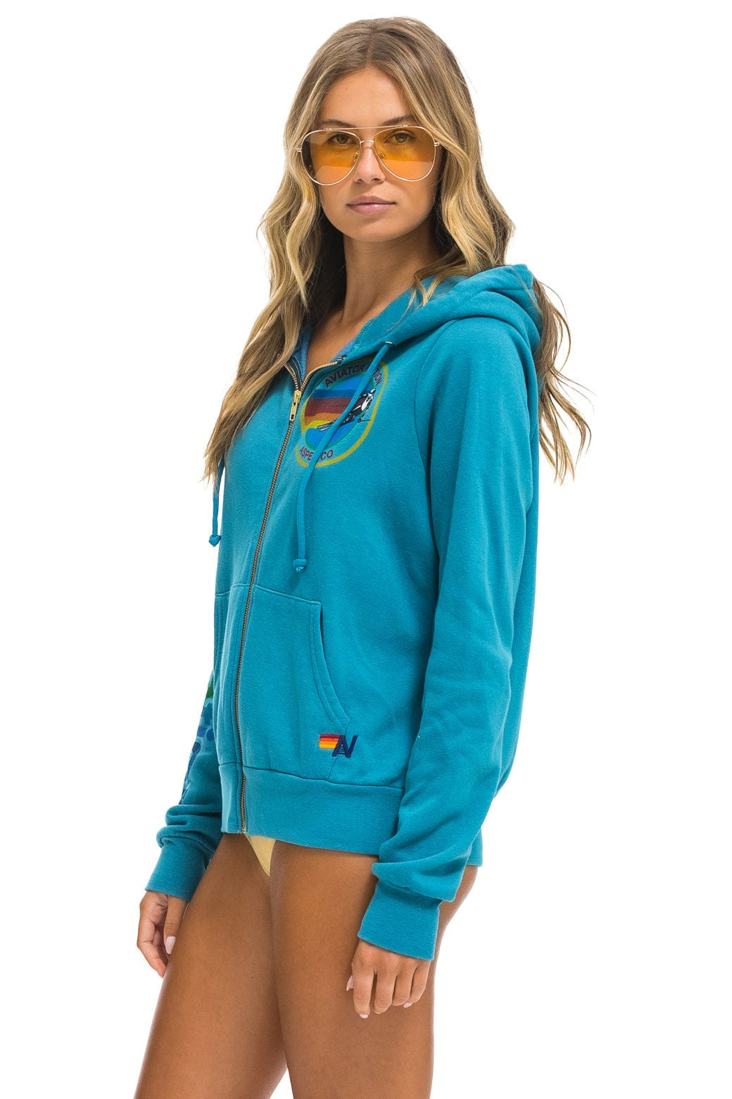 Classic AVIATOR NATION ASPEN HOODIE - TEAL