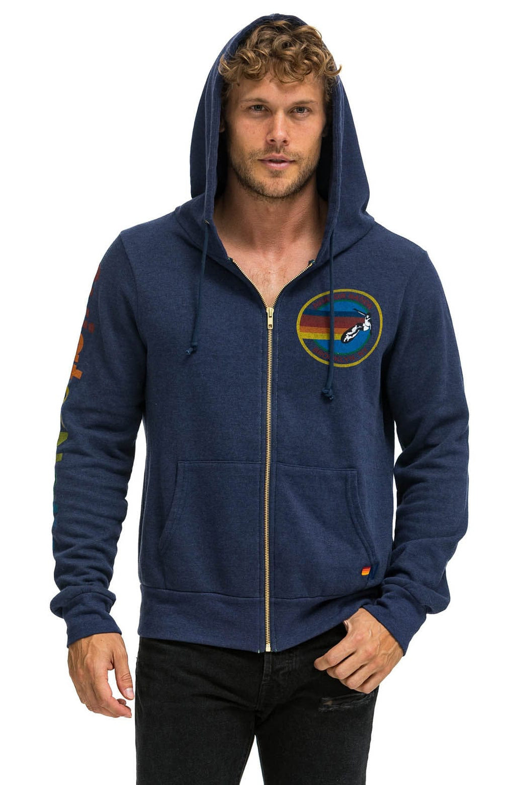 Classic AVIATOR NATION BROOKLYN HOODIE - NAVY