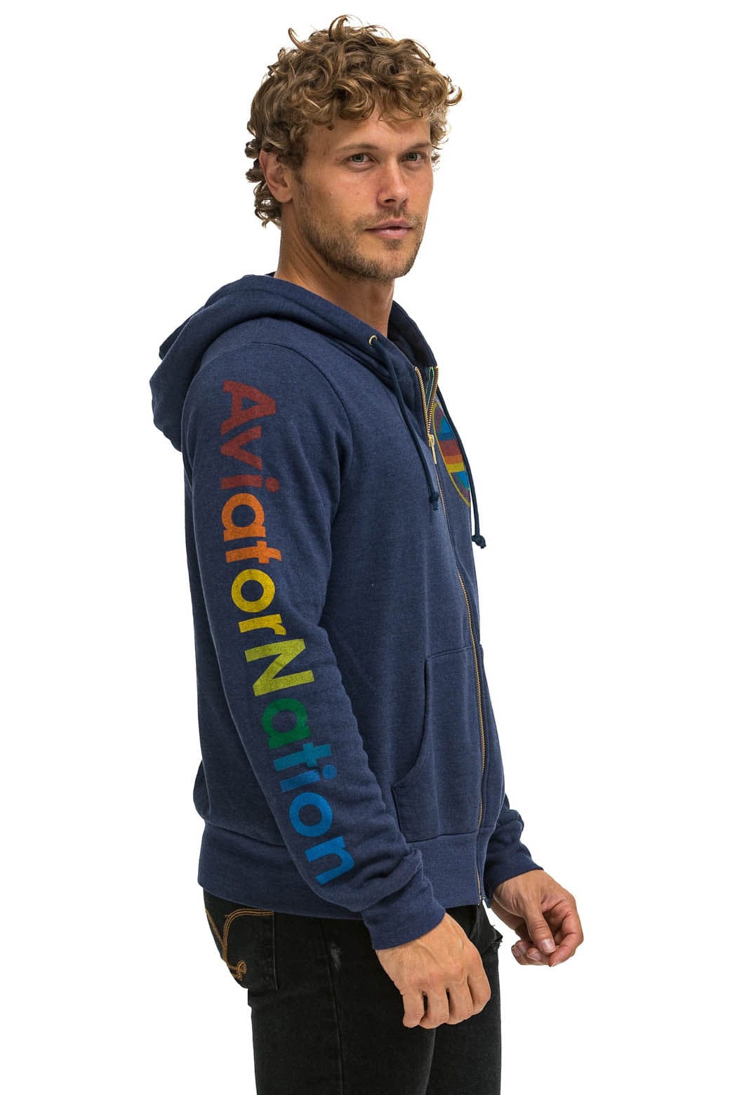 Classic AVIATOR NATION BROOKLYN HOODIE - NAVY
