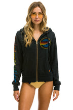Classic AVIATOR NATION VAIL ZIP HOODIE - CHARCOAL