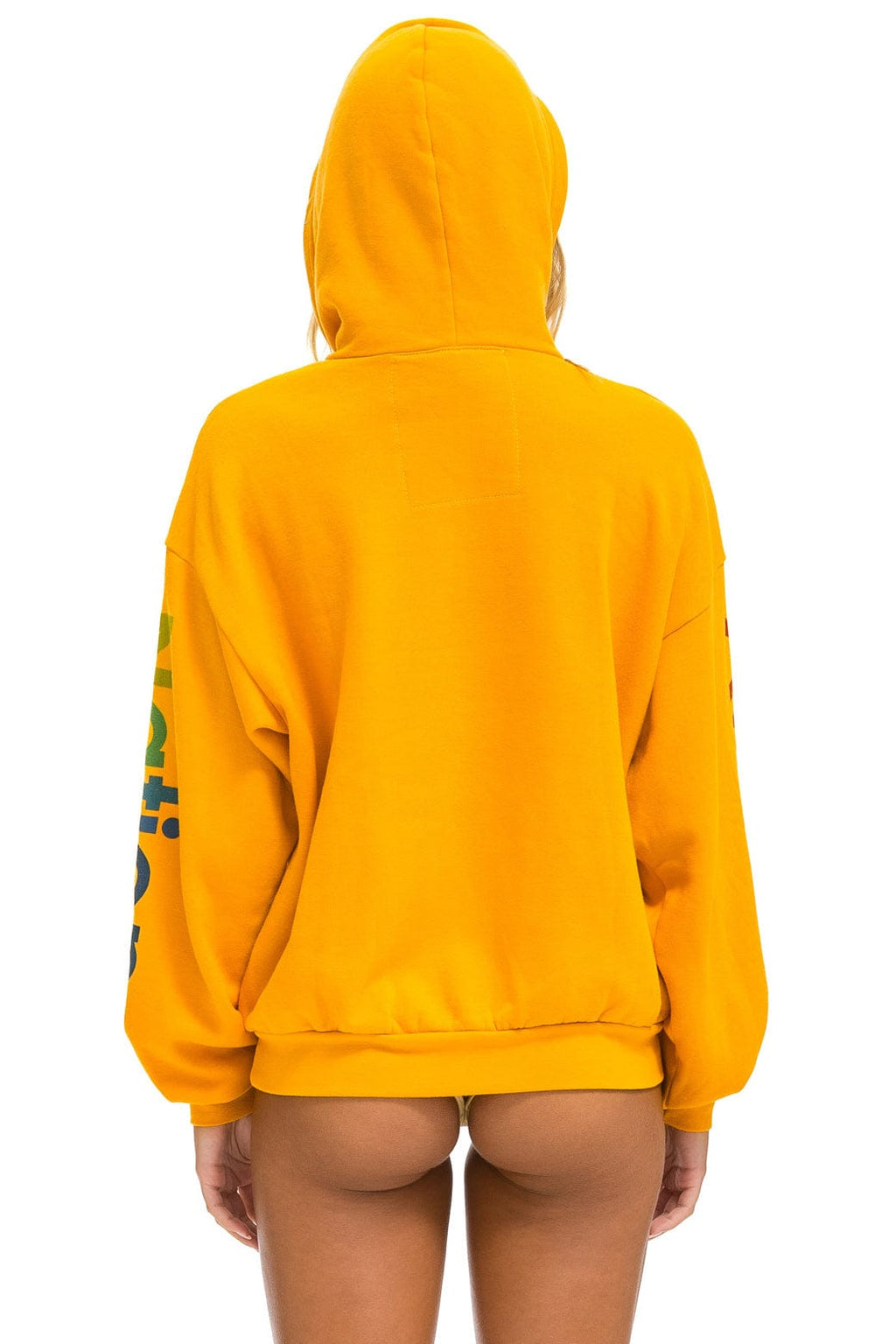 Classic AVIATOR NATION RELAXED VENICE PULLOVER HOODIE - GOLD