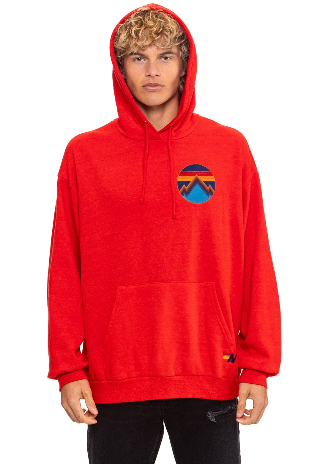 Classic ALL SEASONS RELAXED PULLOVER HOODIE - RED
