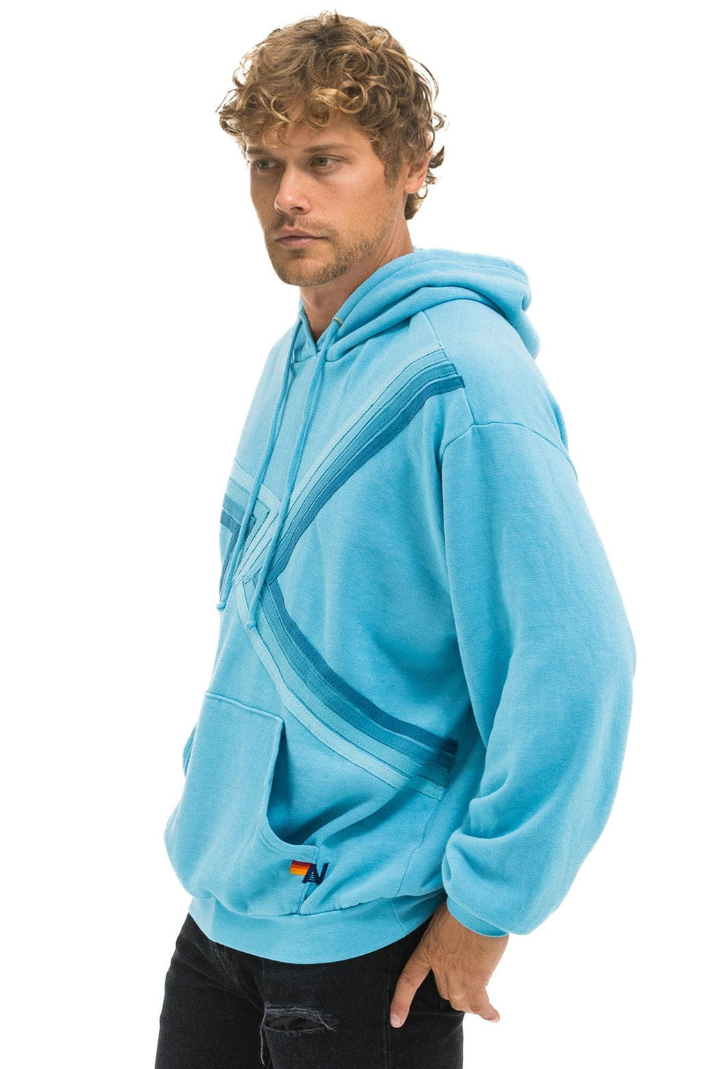 Classic BLAZE PULLOVER HOODIE RELAXED - AQUA AQUA