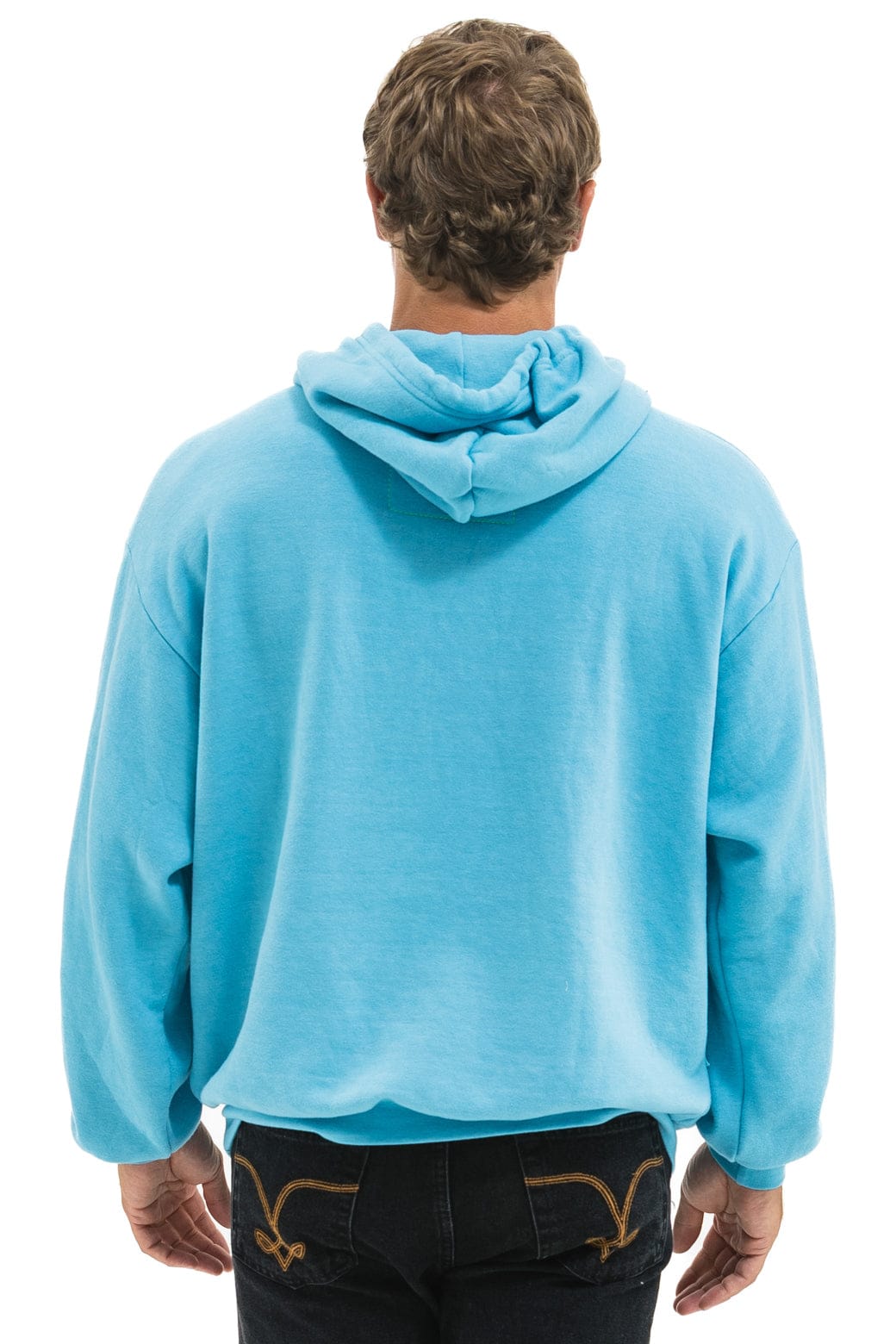 Classic BLAZE PULLOVER HOODIE RELAXED - AQUA AQUA