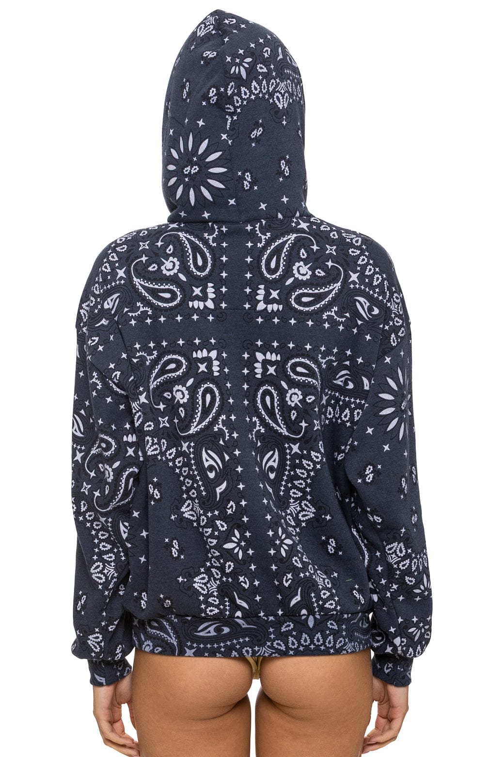 Classic BANDANA MALIBU RELAXED PULLOVER HOODIE - CHARCOAL