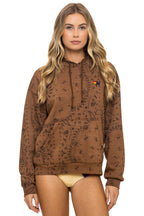 Classic BANDANA RELAXED PULLOVER HOODIE - CINNAMON