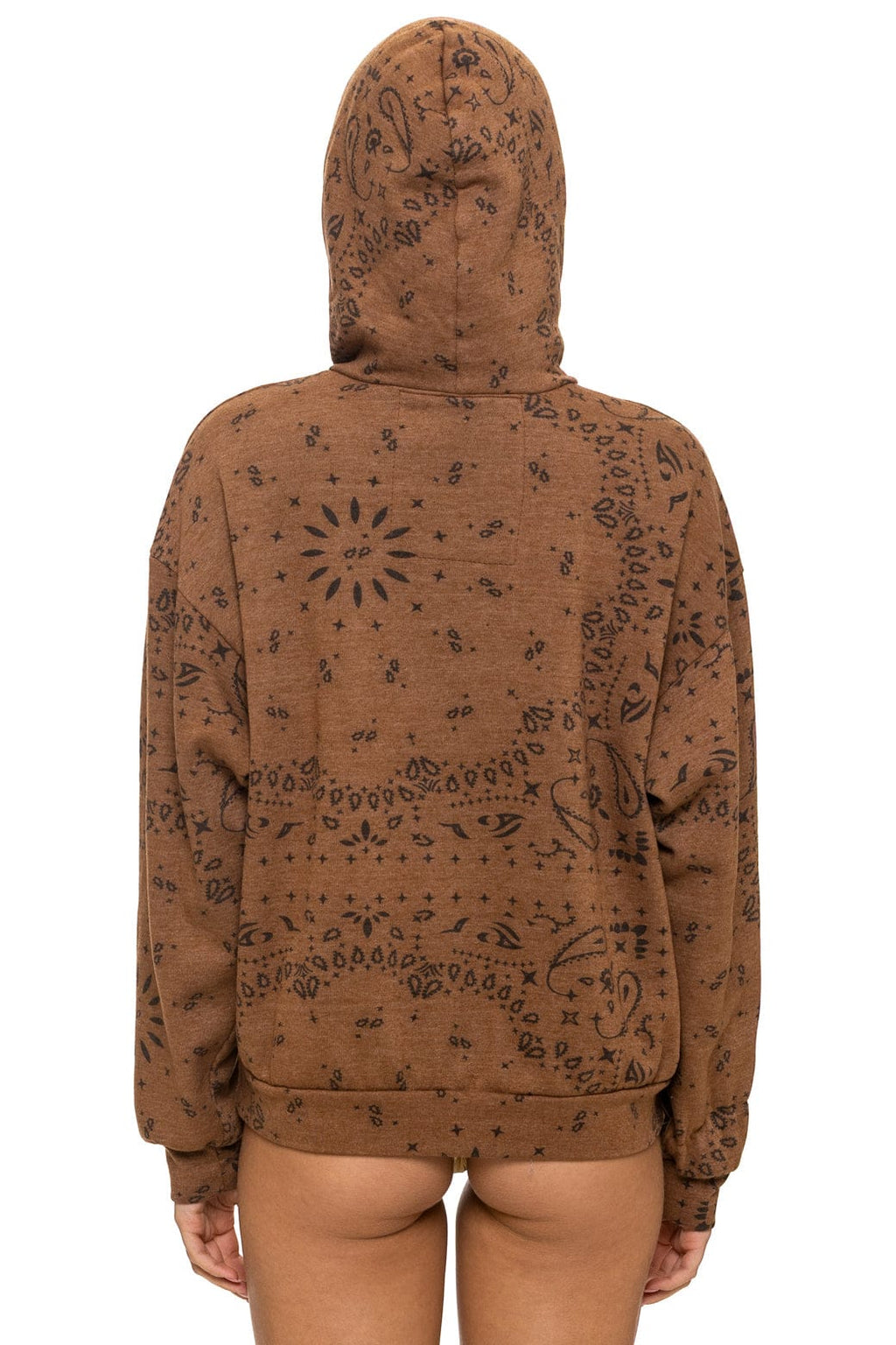 Classic BANDANA RELAXED PULLOVER HOODIE - CINNAMON