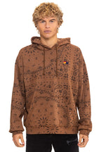 Classic BANDANA RELAXED PULLOVER HOODIE - CINNAMON