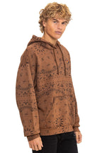 Classic BANDANA RELAXED PULLOVER HOODIE - CINNAMON
