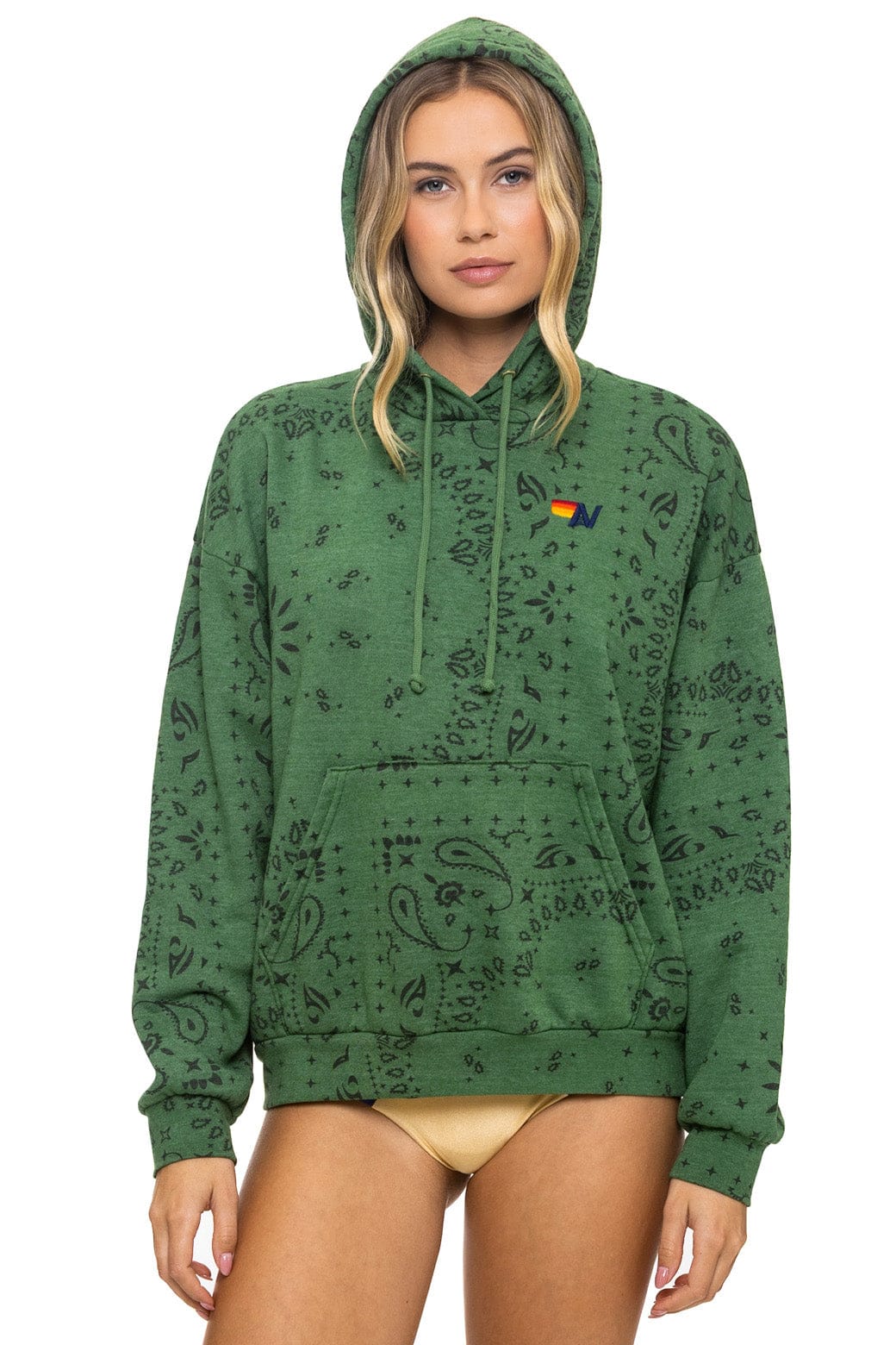 Classic BANDANA RELAXED PULLOVER HOODIE - PALM