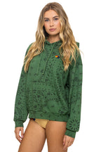 Classic BANDANA RELAXED PULLOVER HOODIE - PALM