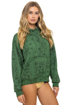 Classic BANDANA RELAXED PULLOVER HOODIE - PALM