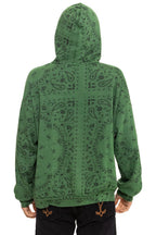 Classic BANDANA RELAXED PULLOVER HOODIE - PALM