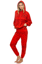 Classic BANDANA RELAXED PULLOVER HOODIE - RED