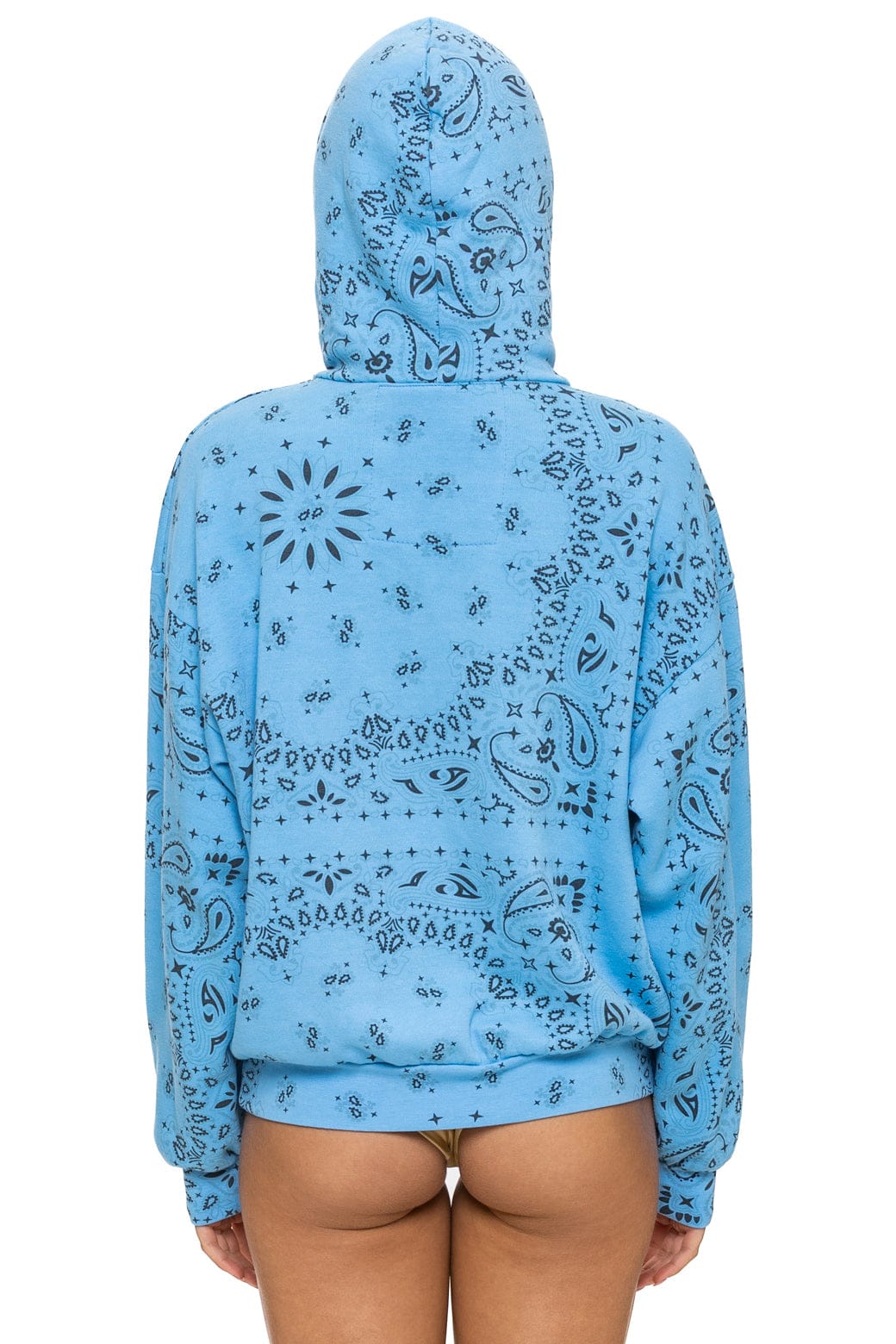 Classic BANDANA MALIBU RELAXED PULLOVER HOODIE - SKY
