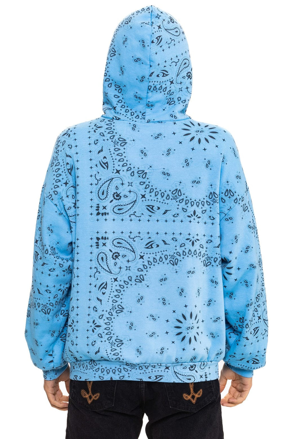 Classic BANDANA MALIBU RELAXED PULLOVER HOODIE - SKY