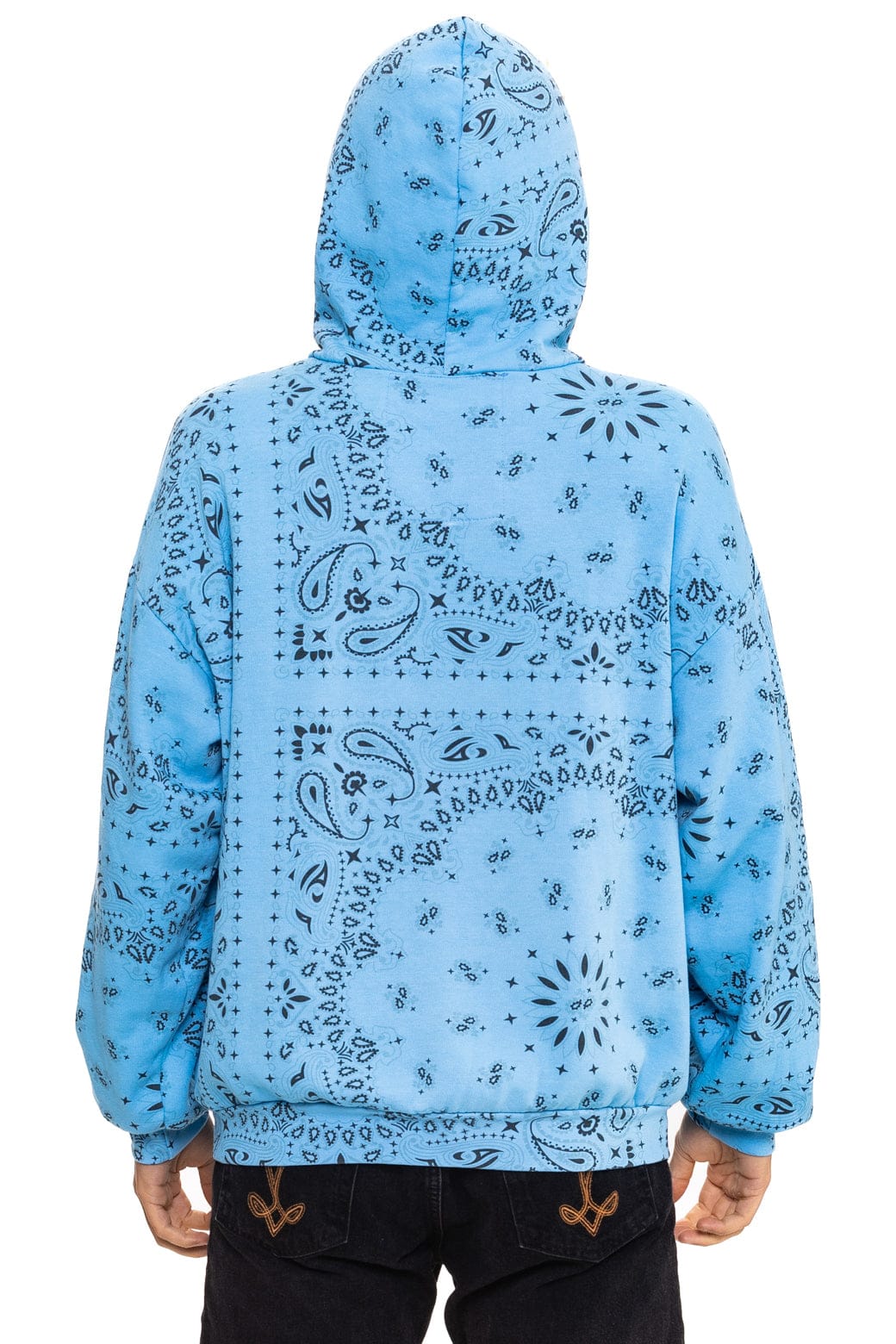 Classic BANDANA MALIBU RELAXED PULLOVER HOODIE - SKY