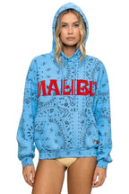 Classic BANDANA MALIBU RELAXED PULLOVER HOODIE - SKY
