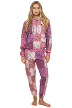 Classic BANDANA QUILTED SWEATPANTS - PINK