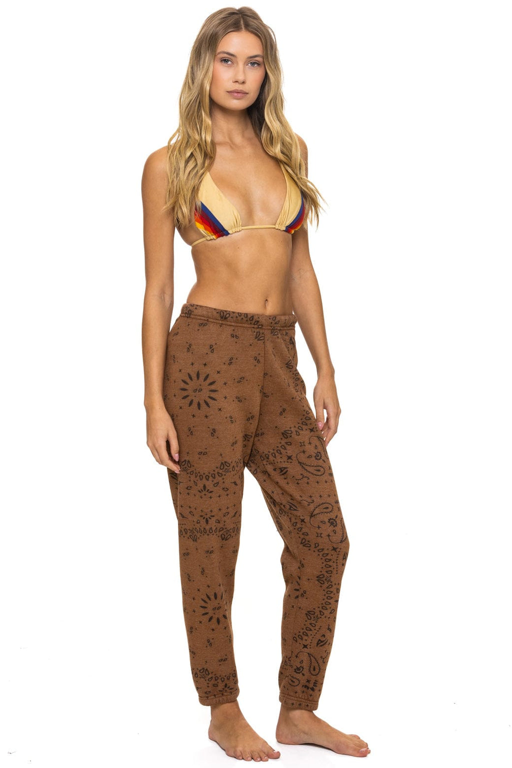 Classic BANDANA SWEATPANTS - CINNAMON