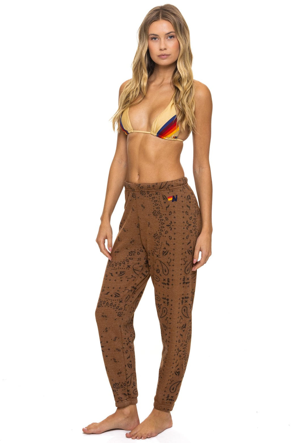 Classic BANDANA SWEATPANTS - CINNAMON