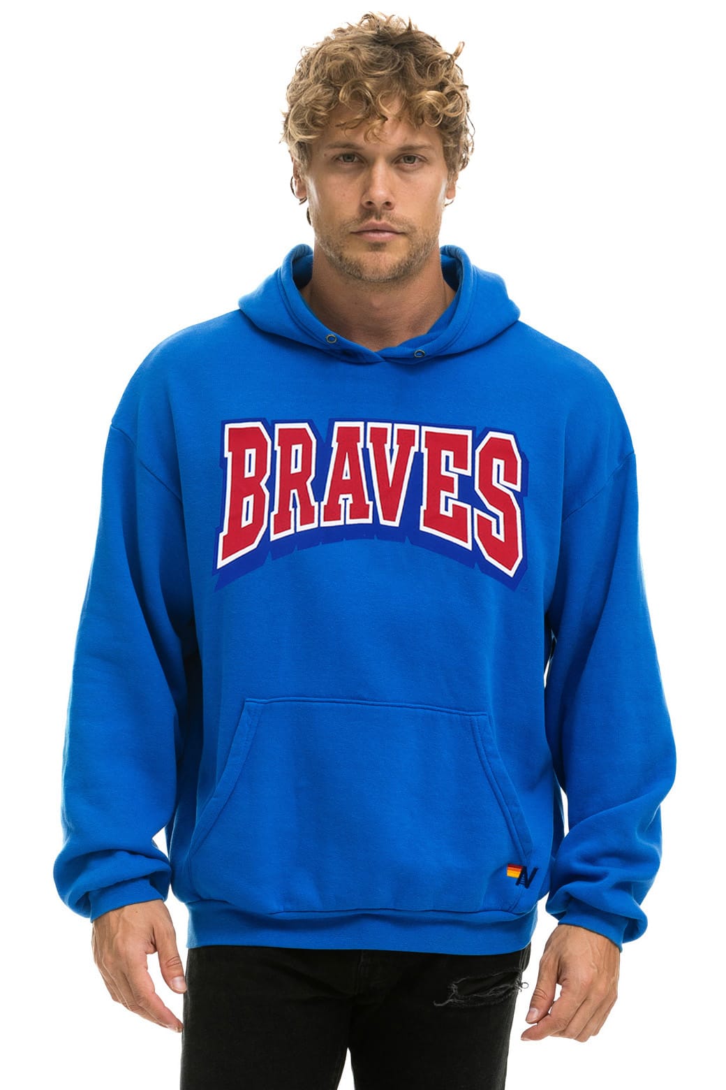 Classic ATLANTA BRAVES 2026 RELAXED PULLOVER HOODIE - ADVENTURE BLUE