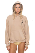 Classic BOLT STITCH RELAXED PULLOVER HOODIE - SAND